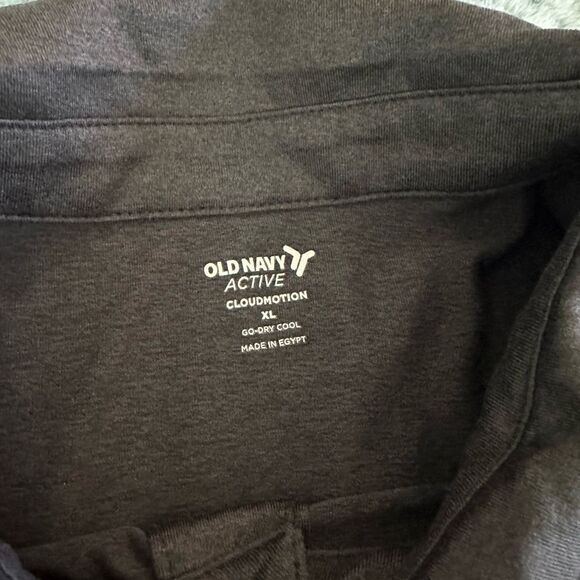 Old Navy Men's Charcoal Polo Shirt Active Cloudmotion - Picture 2 of 2